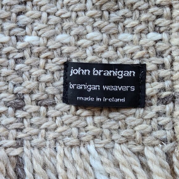 NWT Wool Alpaca Earthy Boho Tweed Scarf - Picture 5 of 11